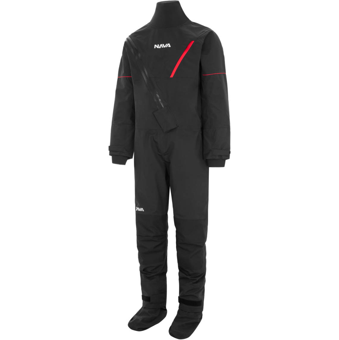 2025 Nava Performance Club Front Zip Drysuit NAVACDS01 - Black